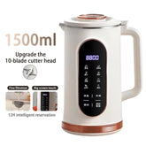 Shoppeno™ 1500ml Multifunctional 10-Blade Blender & Soymilk Maker