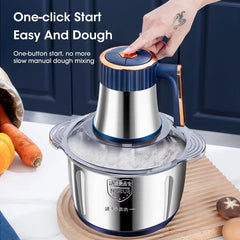 Shoppeno™ 5L Electric Meat Grinder and High-Capacity Food Processor