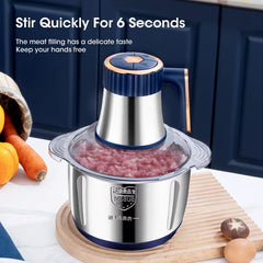Shoppeno™ 5L Electric Meat Grinder and High-Capacity Food Processor