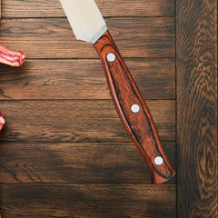 67-Layer Damascus Steel Fruit & Kitchen Knife - 4.7 Inch Paring Knife with Premium Colored Wood Handle