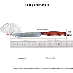 Shoppeno™ 67-Layer Damascus VG10 Fruit & Kitchen Knife
