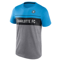 Charlotte FC Striking Distance T-Shirt - Gray - Shoppeno™