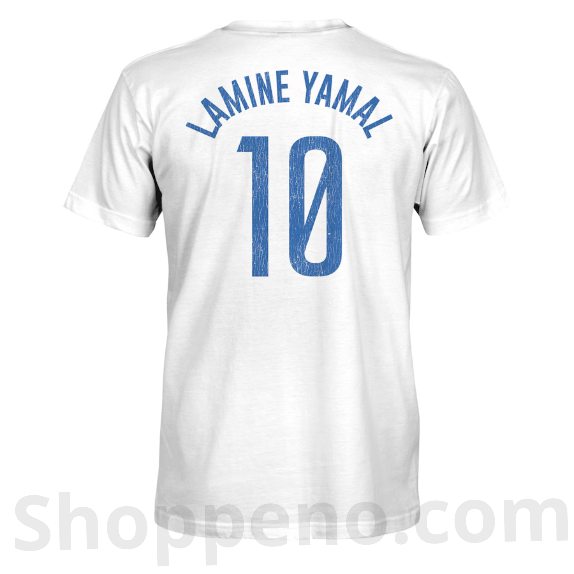 Lamine Yamal Barcelona Player T-Shirt – White - Shoppeno™