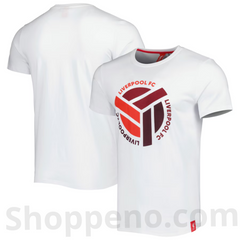 Liverpool Legacy T-Shirt – White Cotton Crew Neck - Shoppeno™