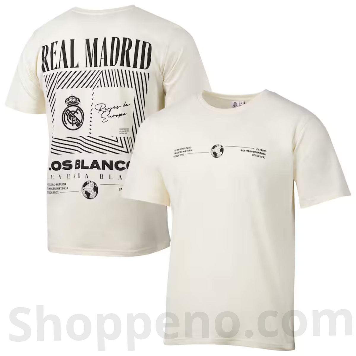 Real Madrid Everyday Relaxed T-Shirt – White - Shoppeno™
