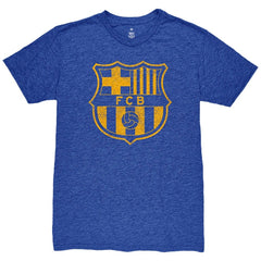 Robert Lewandowski Barcelona Player Name & Number Tri-Blend T-Shirt – Heather Royal - Shoppeno™