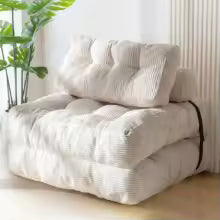Folding Sofa Bed, Convertible Sleeper Chair with Pillow, Portable Fold Out Chair Bed Comfy Floor Sofa Lounge