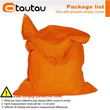 M/L Outdoor/Home Bean Bag Cover 140x180cm DD103