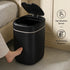 17L Large Capacity Smart Sensor Trash Can with 3 Induction Modes, Touch Control & Odor Sealed Airtight Lid Design, Easy To Clean Durable Touchless Automatic Waste Bin for Bathroom Office Household Use