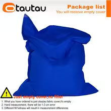 M/L Outdoor/Home Bean Bag Cover 140x180cm DD103