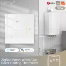 Zigbee Thermostat Room Temperature Controller for Water/Electric Floor Heating Gas Boiler with Humidity Sensor | 5A16A