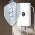 Electric Water Heater Bathroom Wall Mount LCD Display 5500W