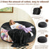 Adult Memory Foam Bean Bag Chair, 39 x 39 x 24 in, Soft Flannel Washable Cover, Padded Reading Seat for Bedroom and Dorm | 200134144