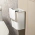 Space-Saving Wall-Mounted Kitchen Trash Bin | White