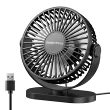 Portable USB Desk Fan with 3 Speed Settings S1s