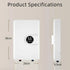 Electric Water Heater Bathroom Wall Mount LCD Display 5500W
