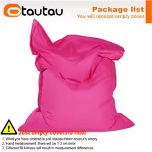 M/L Outdoor/Home Bean Bag Cover 140x180cm DD103