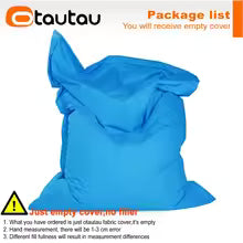 M/L Outdoor/Home Bean Bag Cover 140x180cm DD103