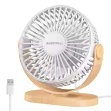 Portable USB Desk Fan with 3 Speed Settings S1s