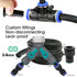 8mm PE Hose Misting Watering System Kit with Self-Priming Pump and Adjustable Sprayer