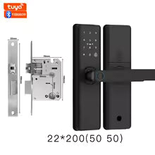 2026 Smart Door Lock With Bluetooth, Tuya App, Fingerprint & Keypad