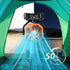Portable Camping Fan with LED Lantern Remote and Hanging Hook