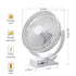 8-Inch Rechargeable Battery Operated Clip-On Air Circulating USB Fan