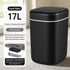 17L Large Capacity Smart Sensor Trash Can with 3 Induction Modes, Touch Control & Odor Sealed Airtight Lid Design, Easy To Clean Durable Touchless Automatic Waste Bin for Bathroom Office Household Use