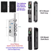 3D Face Recognition Smart Door Lock with Camera | Tuya & Smart Life App Control | Voice Intercom | Fingerprint & Password | Rechargeable Battery | 30280 SC S-H SB