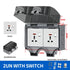 IP66 Weatherproof Outdoor Double Socket | EU