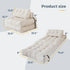 Folding Sofa Bed, Convertible Sleeper Chair with Pillow, Portable Fold Out Chair Bed Comfy Floor Sofa Lounge