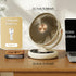 Portable 8-Inch USB Desk Fan with 5 Speeds and Oscillation | F57