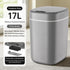 17L Large Capacity Smart Sensor Trash Can with 3 Induction Modes, Touch Control & Odor Sealed Airtight Lid Design, Easy To Clean Durable Touchless Automatic Waste Bin for Bathroom Office Household Use