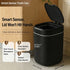 17L Large Capacity Smart Sensor Trash Can with 3 Induction Modes, Touch Control & Odor Sealed Airtight Lid Design, Easy To Clean Durable Touchless Automatic Waste Bin for Bathroom Office Household Use