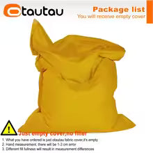 M/L Outdoor/Home Bean Bag Cover 140x180cm DD103