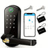 Smart Fingerprint Door Lock App Remote Control Keyless WIFI Digital Touchscreen NFC IP67 Waterproof with 2 IC Cards