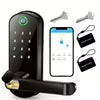 Smart Fingerprint Door Lock App Remote Control Keyless WIFI Digital Touchscreen NFC IP67 Waterproof with 2 IC Cards