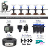 Independent Dual-Channel LCD Watering Timer Irrigation Kit | A-10m Kit