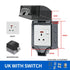 IP66 Weatherproof Outdoor Double Socket | EU