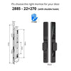 Waterproof Sliding Door Smart Lock TTLock App Alexa Fingerprint Digital Code RFID Card Anti-Lock Aluminum Glass Electronic Lock
