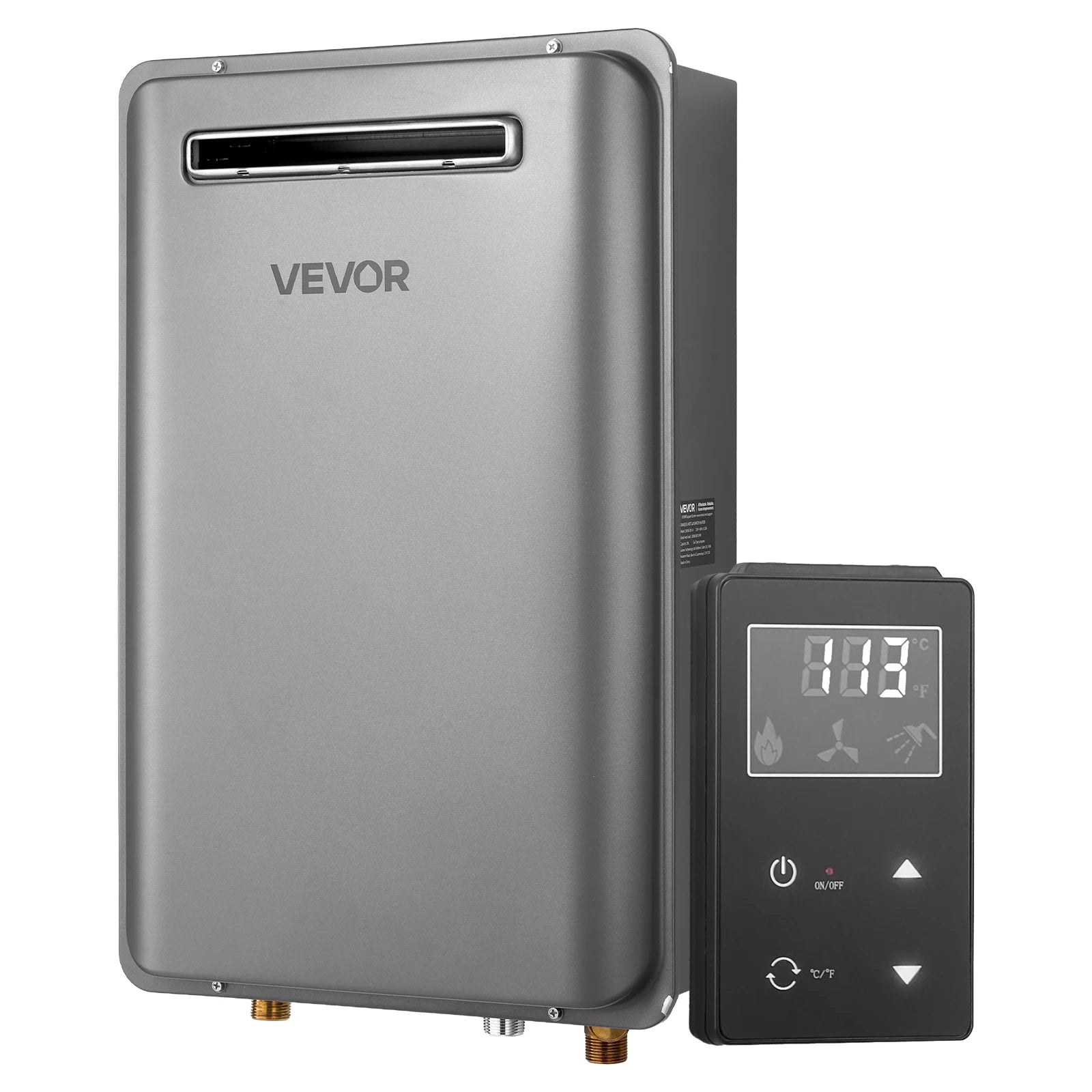Propane Tankless Water Heater Outdoor 120000 BTU Instant Hot Water