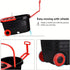 Spin Mop and Bucket with Wringer Set Rolling System