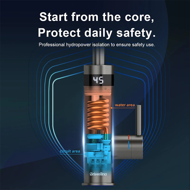 Instant Hot Water Faucet Electric Kitchen Heater Tap