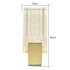 Modern Water Ripple Glass Rectangle Wall Lamp Gold 29x9cm | 41765670