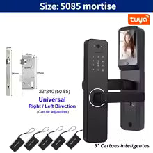 Tuya WiFi Smart Door Lock with Fingerprint, Password, RFID & App Unlock | 22X147