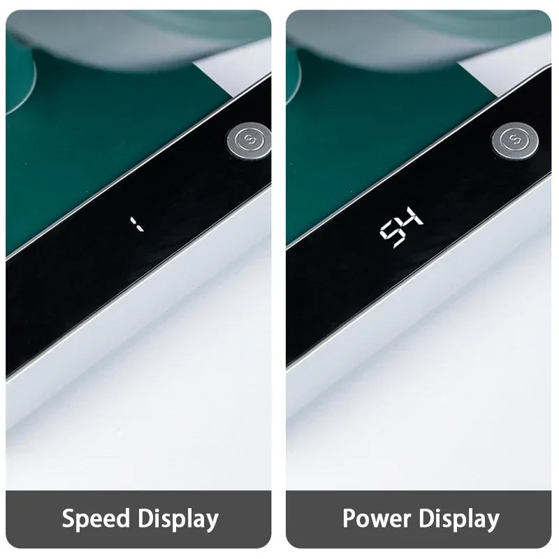 USB Rechargeable Oscillating Desk Fan 4 Speed Settings 5000mAh Table Fan