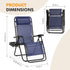 Outdoor Zero Gravity Chairs Set of 2 Folding Recliner Beach Camping Patio Lounge Chair with Cup Holder and Adjustable Pillow