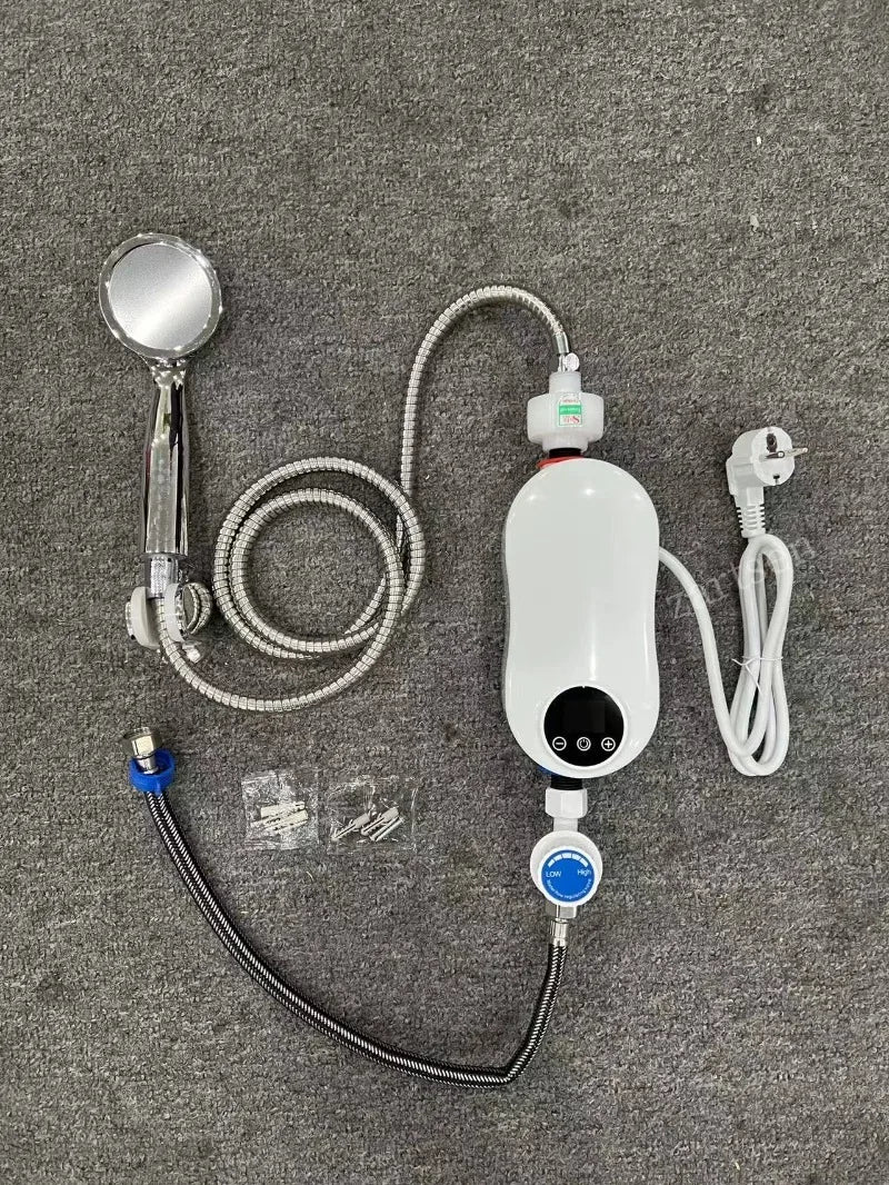 Tankless Instant Electric Water Heater Faucet Tap with LED Digital Display 5500W