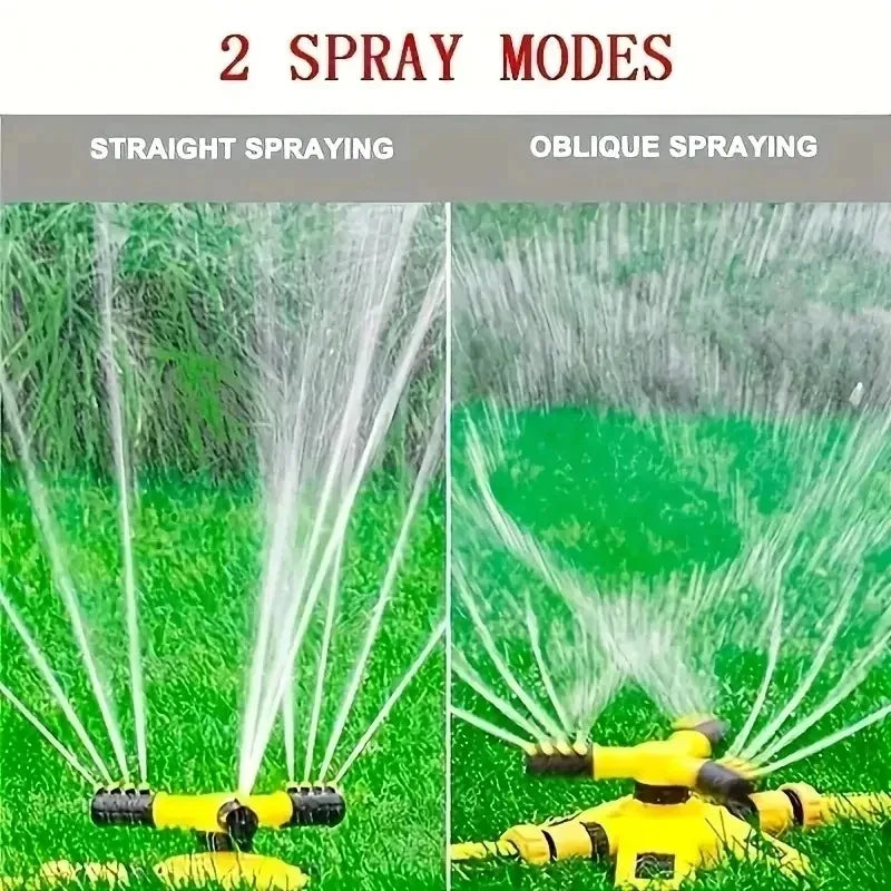 360 Degree Automatic Rotating Sprinkler Head for Nursery Irrigation, Three Pronged Series