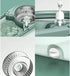 360 Spin Mop and Bucket System with Wringer 61 Inch Handle